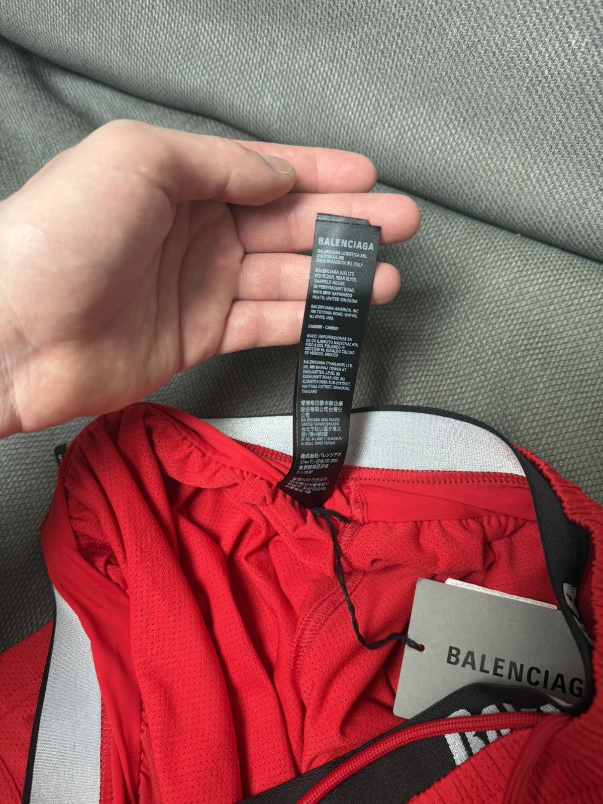 Balenciaga Balenciaga Double-Waisted Red Shorts Size US 32 / EU 48 - 7 Thumbnail