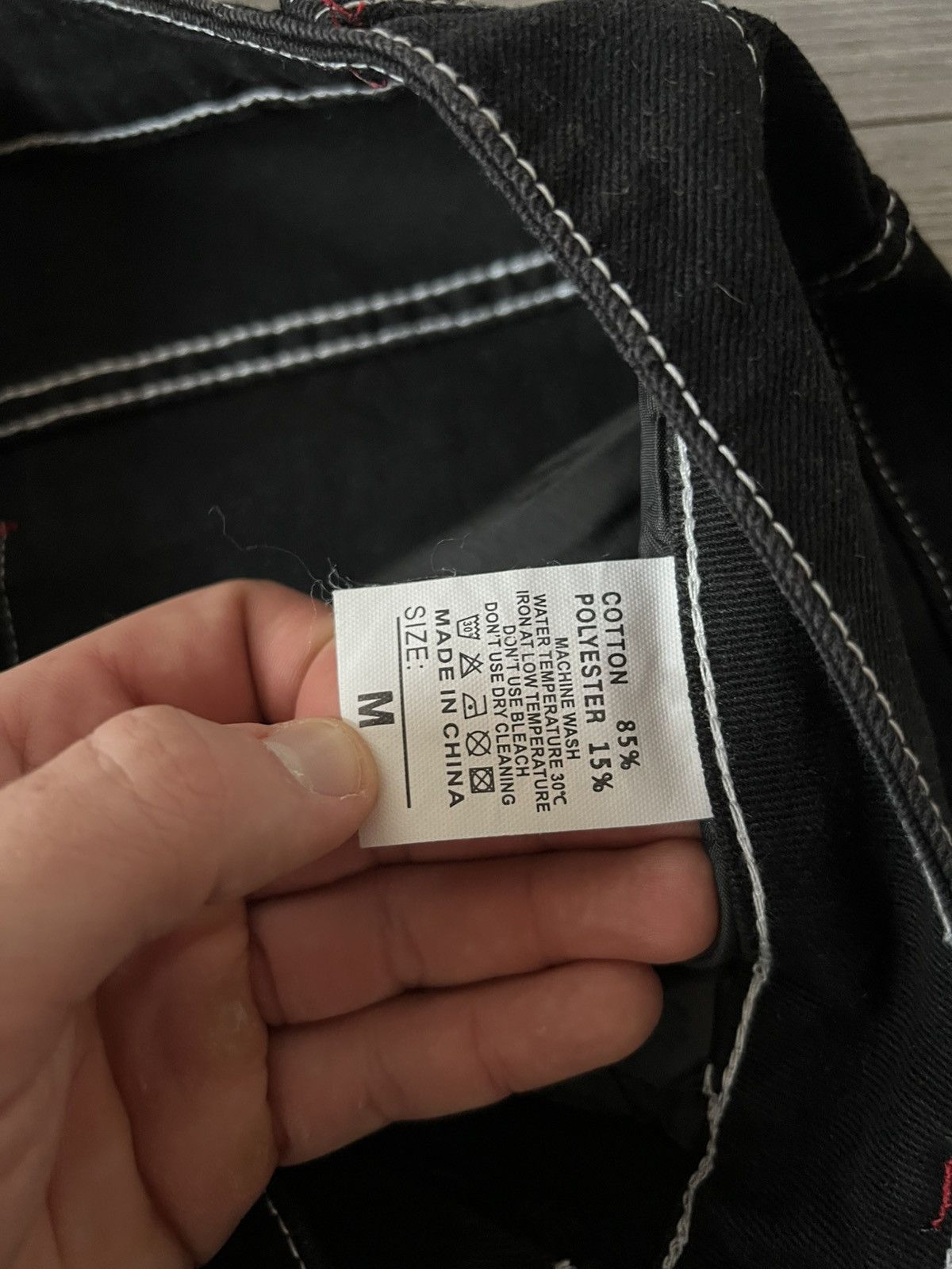 Other Avant Garde Embroidered Opium Black Denim HCH Japan Jeans Size US 34 / EU 50 - 17 Thumbnail