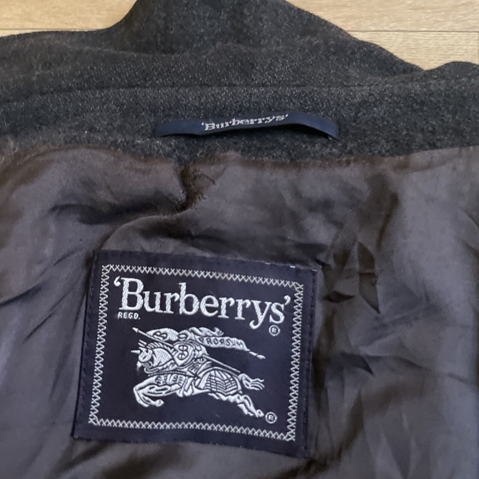 Burberry VINTAGE Burberry Trench Coat jacket CASHEMERE VIRGIN WOOL Size US L / EU 52-54 / 3 - 13 Thumbnail