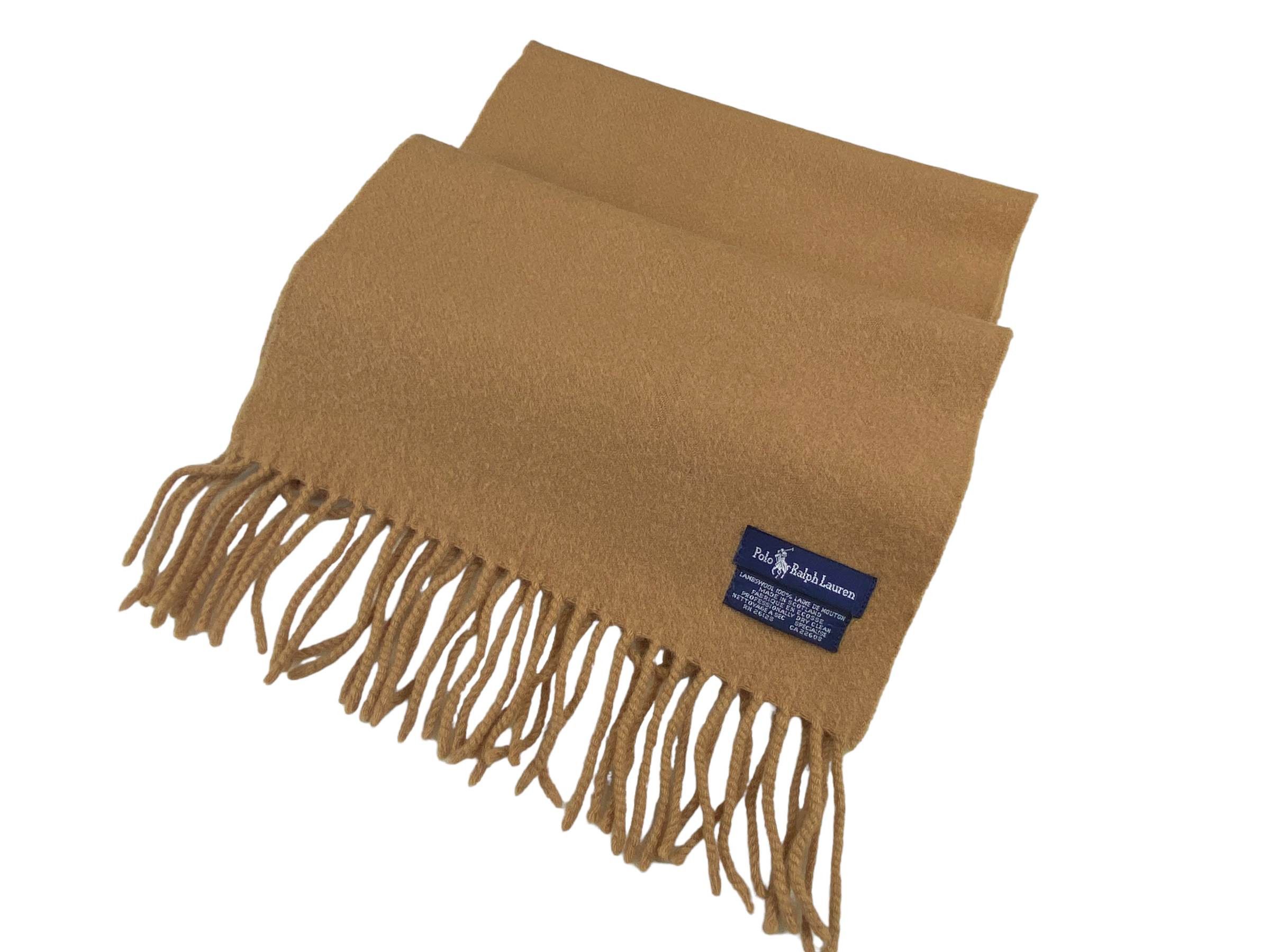 Polo Ralph Lauren × Vintage Polo Ralph Lauren Pure Lambswool Vintage Scarf Size ONE SIZE - 3 Thumbnail
