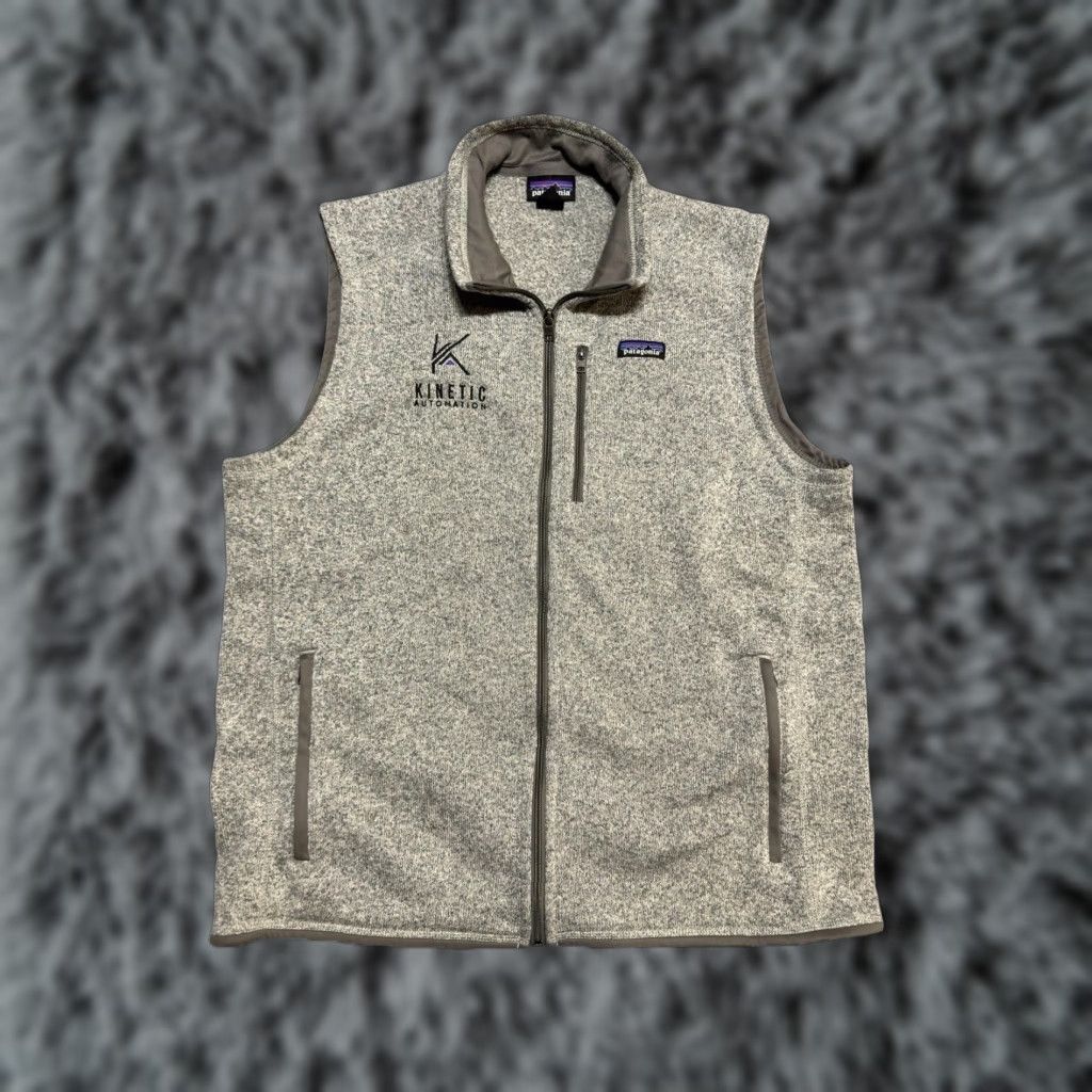 Patagonia Patagonia Better Sweater Vest XXL Grey Heather Full Zip Fleece Vest Men Mid-Length Zip Pockets Logo Vintage No 2XL Regular Fit Outdoor Casual Size US XXL / EU 58 / 5 - 1 Thumbnail