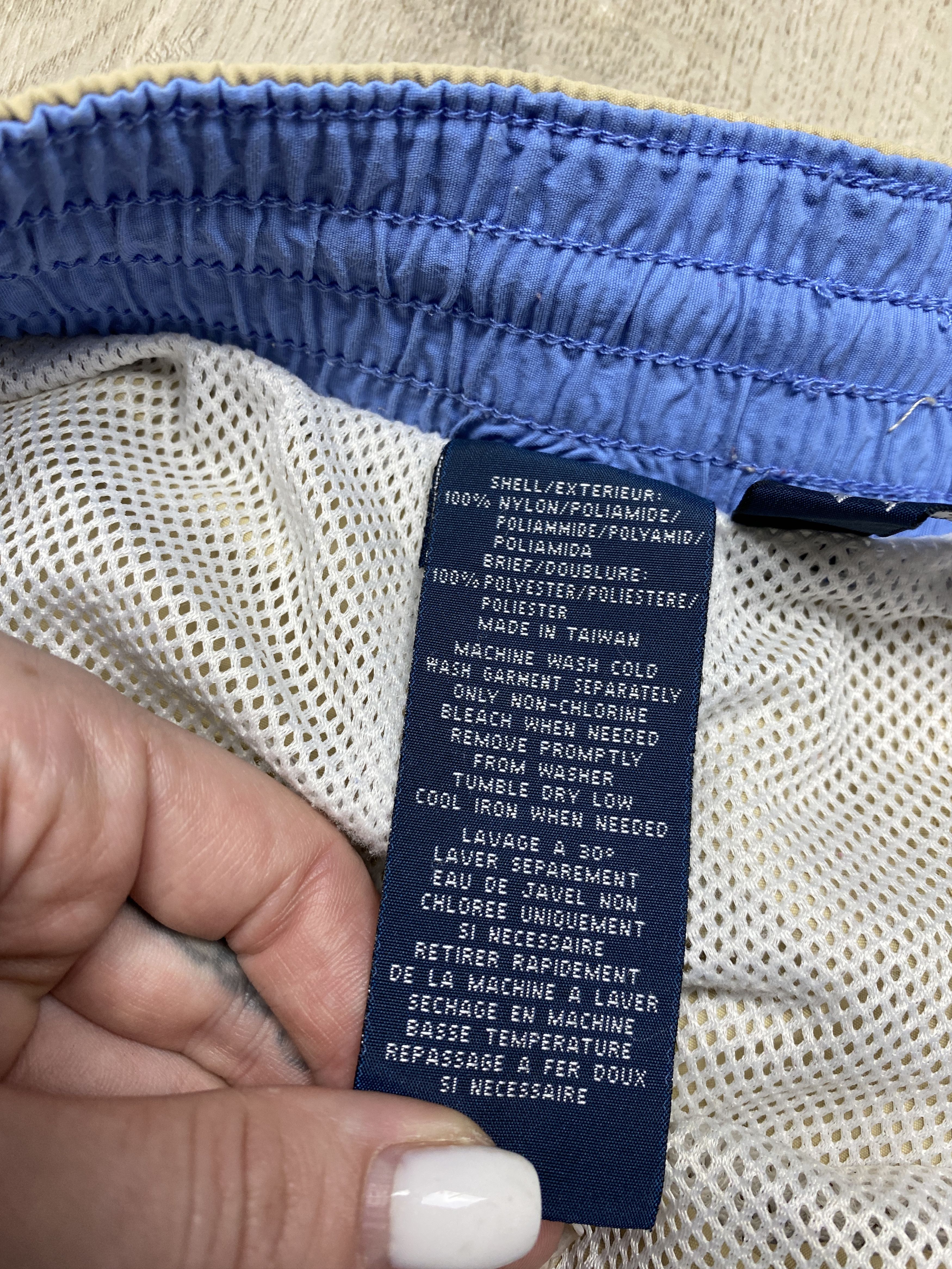 Polo Ralph Lauren × Ralph Lauren Polo Ralph Lauren Vintage Mens Nylon Swimming Shorts Y2K Size US 36 / EU 52 - 5 Thumbnail
