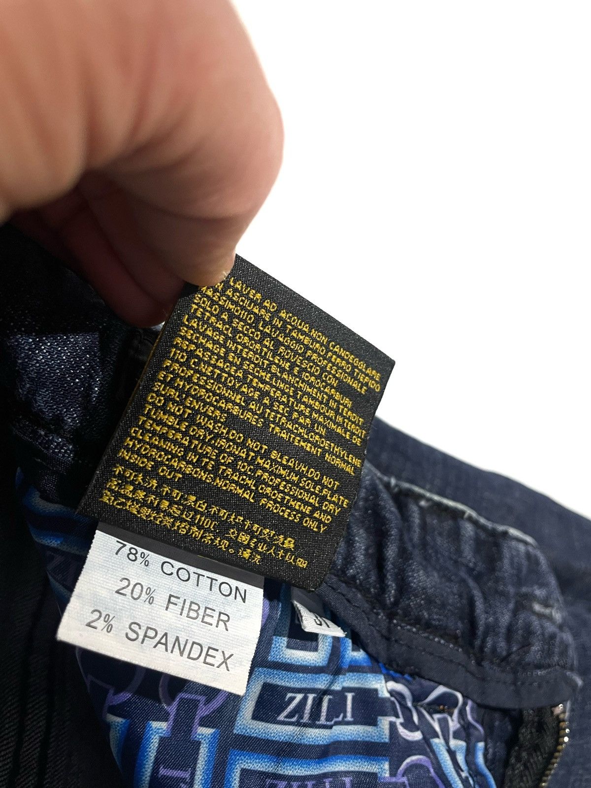 Zilli Zilli Men Blue Jeans Luxury Style Made In Italy Size 29 Size US 29 - 12 Thumbnail