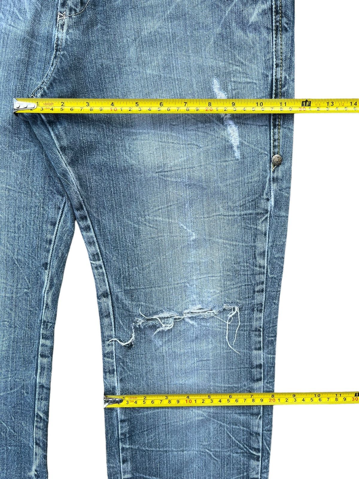 Japanese Brand × Seditionaries Vintage Japanese Brand Blow by Blue Punk Distressed Jeans Size US 31 - 19 Thumbnail