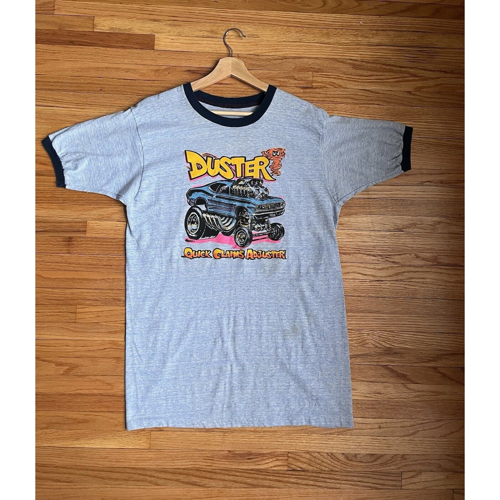Vintage TRUE VINTAGE 70S CARTOON MUSCLE CAR SINGLE STITCH TEE SIZE M Size US M / EU 48-50 / 2 - 2 Thumbnail