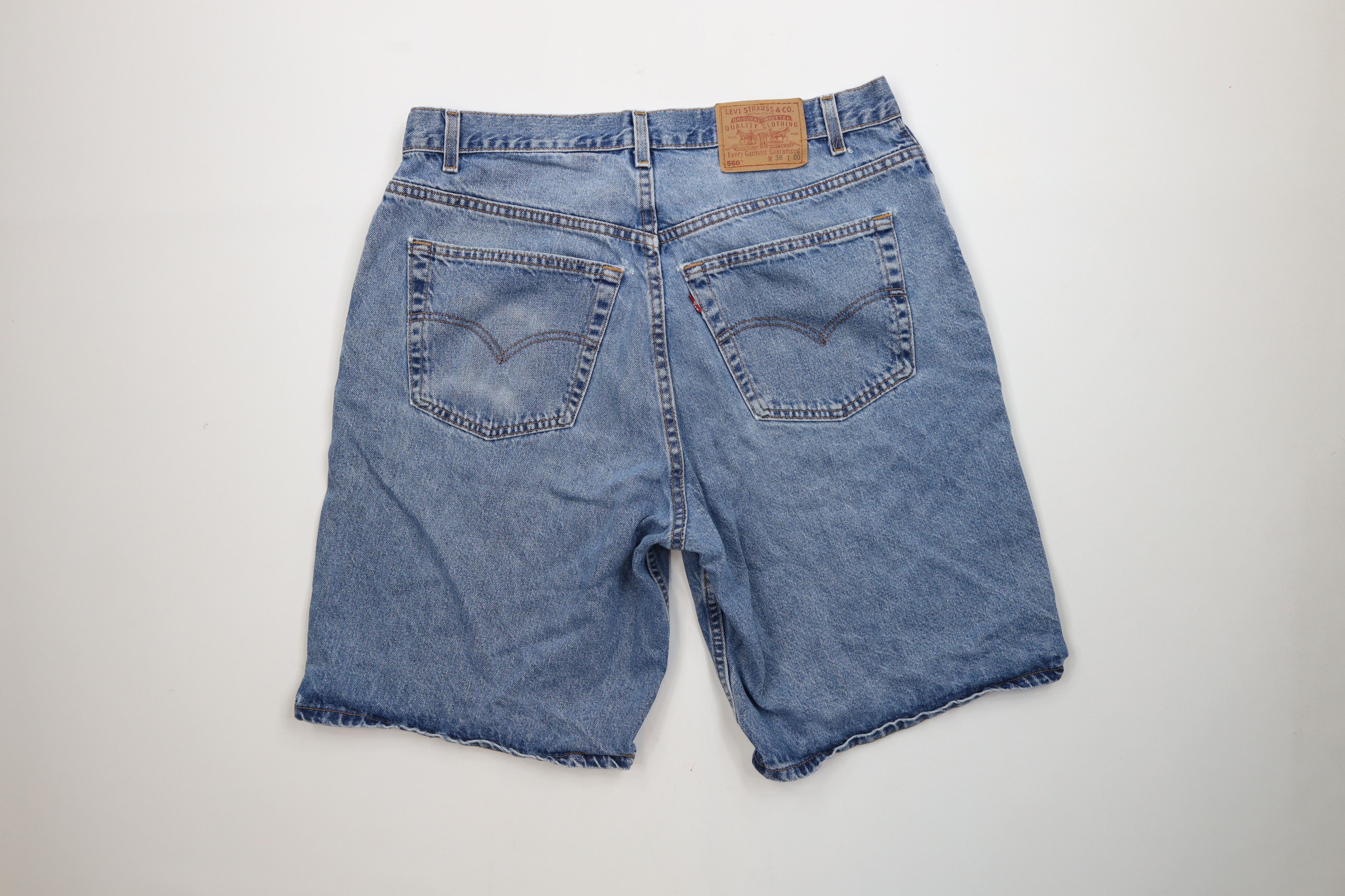 Levi's Vintage Y2K 2000 Levis 569 Fit Denim Jeans Shorts Jorts USA Size US 38 / EU 54 - 10 Thumbnail