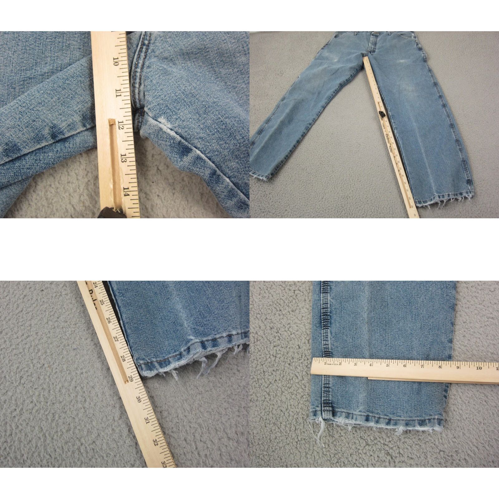 Wrangler VINTAGE Wrangler Jeans Mens Regular Five Star Premium Denim 34 x 30 Blue Y2K 90s Workwear Baggy Carpenter Straight Pants Size US 34 / EU 50 - 10 Thumbnail