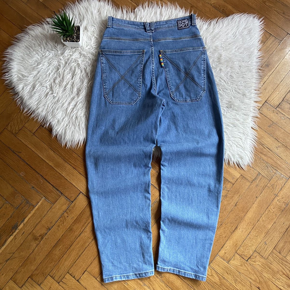 Japanese Brand × Vintage 📌 HomeBoy Loud Couture X-tra Baggy Denim Y2K Jeans Size US 28 / EU 44 - 2 Thumbnail