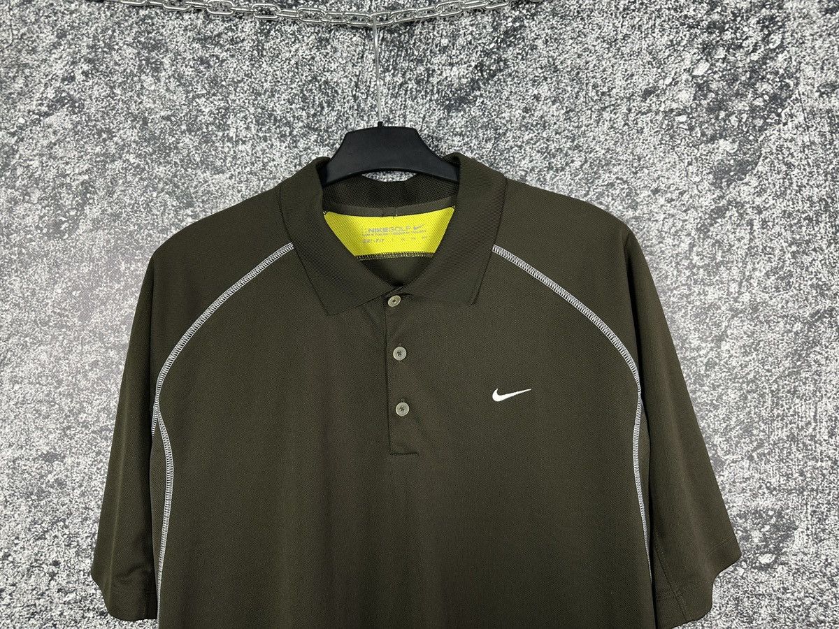 Nike Men’s Nike Golf Dri-Fit Short Sleeve Polo Shirt Brown XXL Size US XL / EU 56 / 4 - 2 Thumbnail