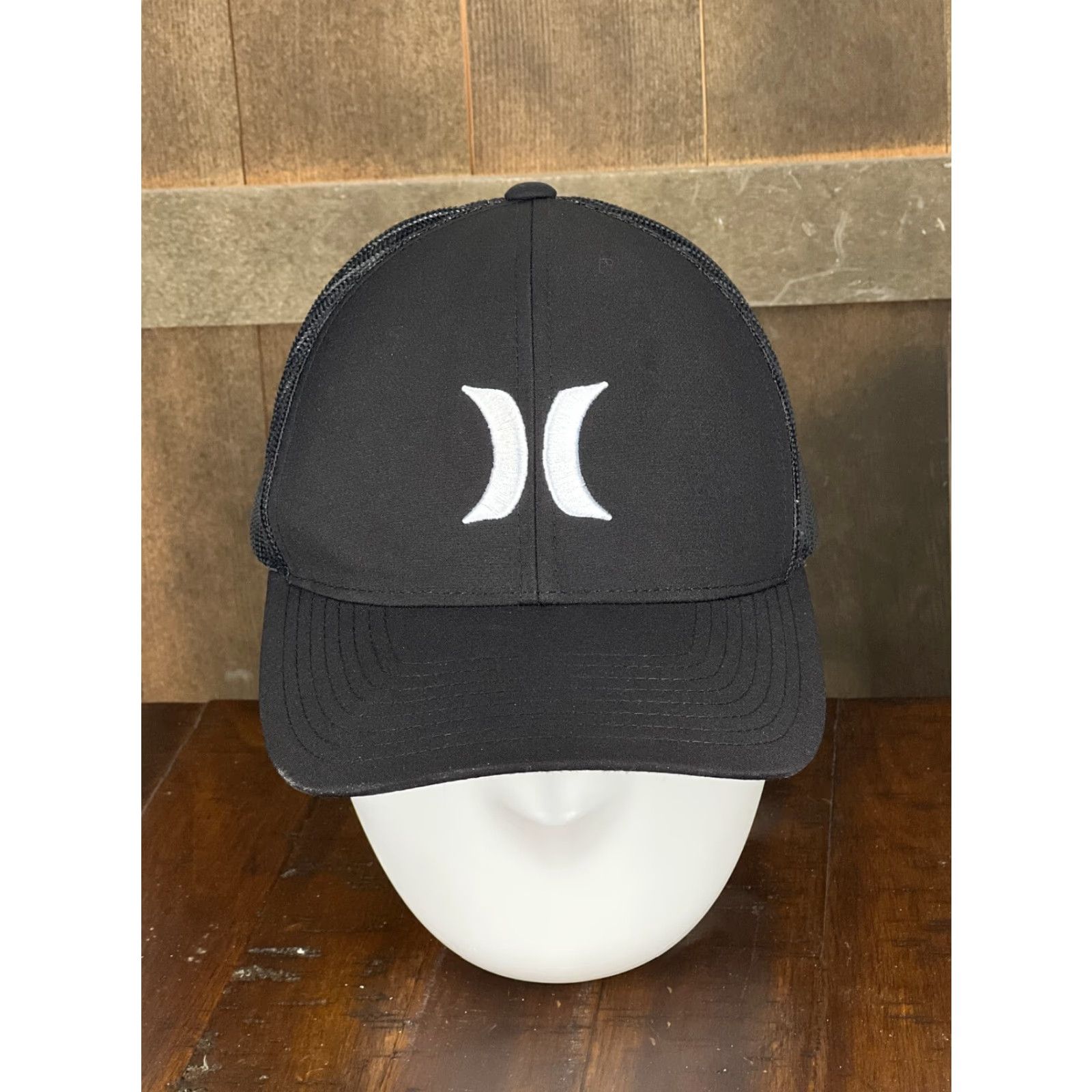 Hurley Hurley Hat Cap Snap Back Adult Black Polyester Blend E Twill Trucker Logo Casual Men One Size Size ONE SIZE - 2 Thumbnail