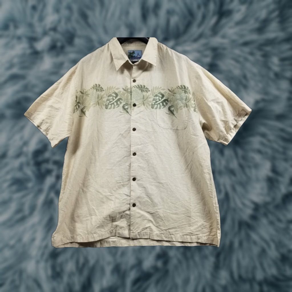 Guy Harvey AFTCO Bluewater Marlin Print Short Sleeve Button Up Shirt Men XL Guy Harvey Graphic Print Multicolor Crew? Size US XL / EU 56 / 4 - 1 Thumbnail