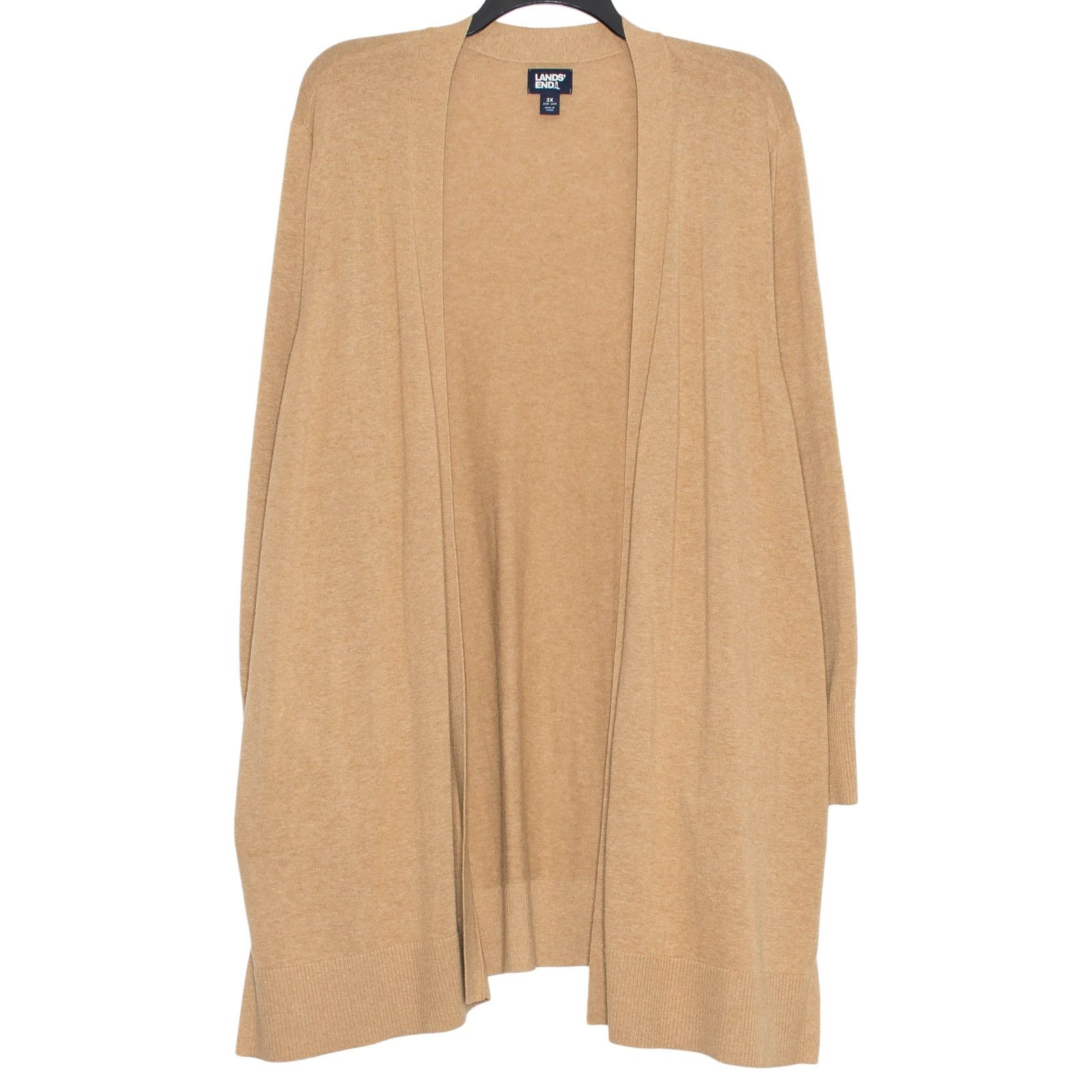Lands' End Lands End Cardigan Open Front Longline Oversize Plus Size 3X Size 3XL / US 20-22 - 1 Thumbnail