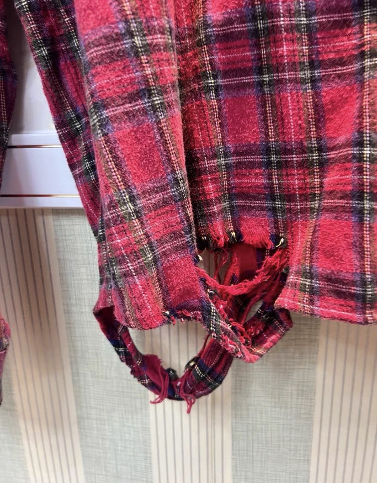 3MAN 3MAN0N RAW red plaid shirt Size US L / EU 52-54 / 3 - 8 Thumbnail
