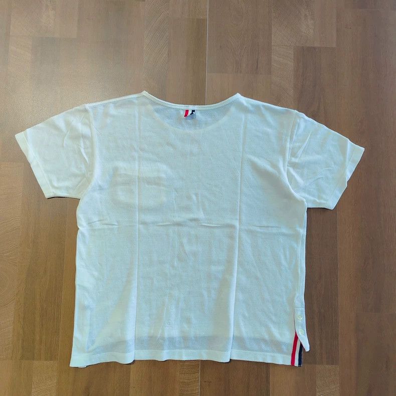 Thom Browne Thom Browne White round neck short sleeves Size US S / EU 44-46 / 1 - 2 Thumbnail