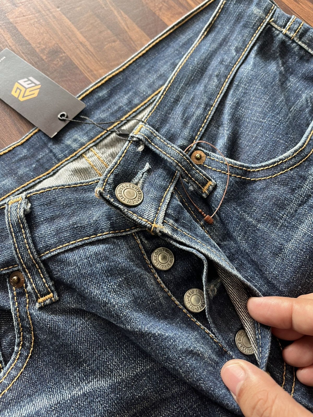 Levi's Levi's 501 Vintage Denim Selvedge Jeans Size US 30 / EU 46 - 3 Thumbnail