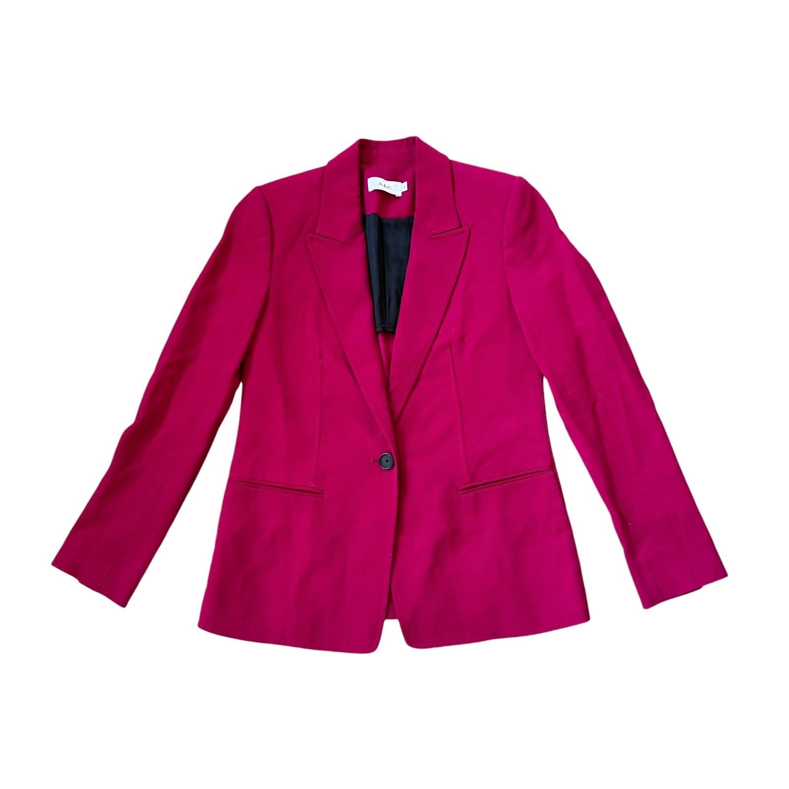 A.L.C. A.L.C. Duke Blazer Jacket Magenta Size XS / US 0-2 / IT 36-38 - 3 Thumbnail