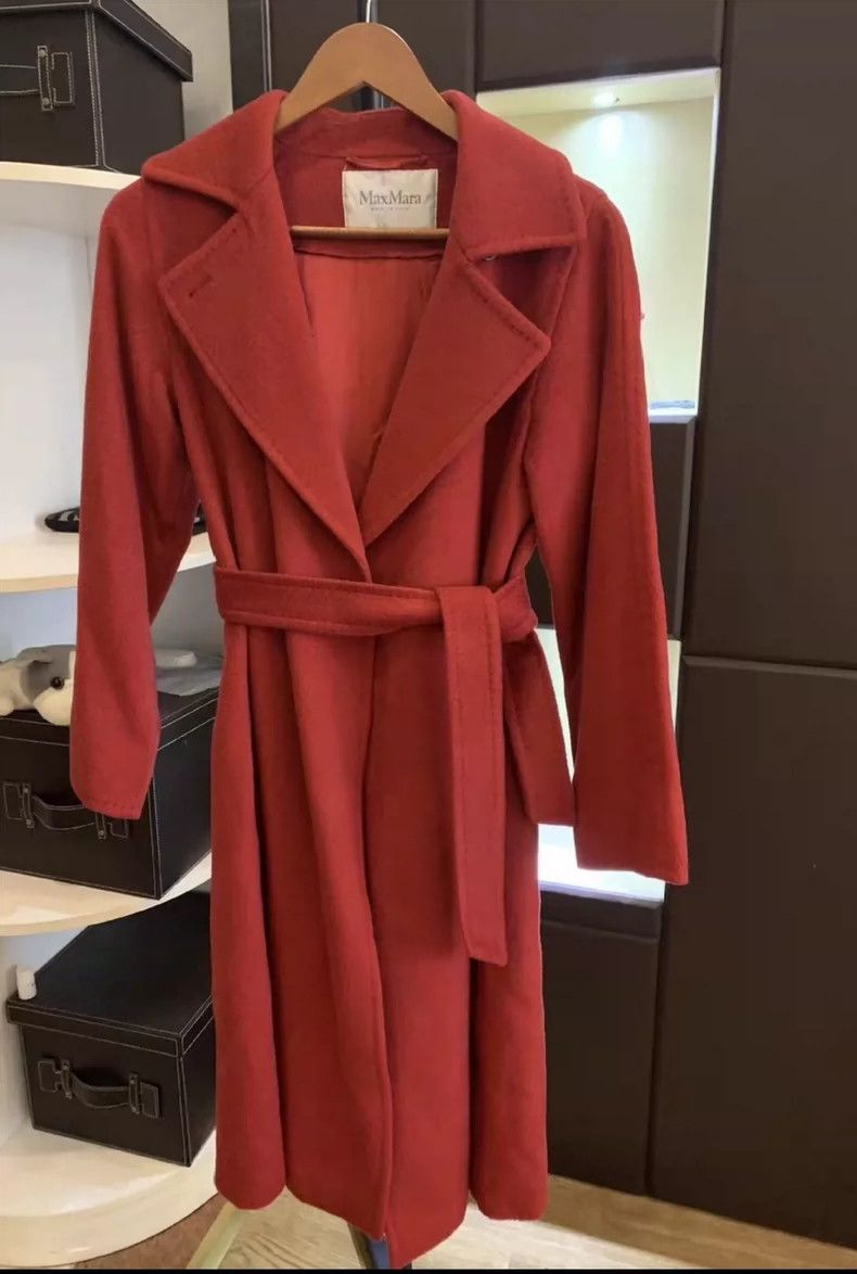 Max Mara Max Mara Coat manuela, red Size S / US 4 / IT 40 - 7 Thumbnail