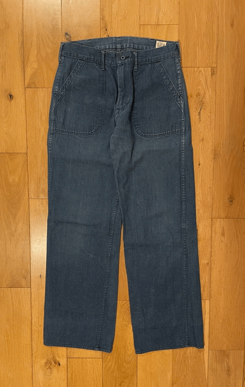 orSlow US Navy Utility Pants 9oz Nep Denim Indigo