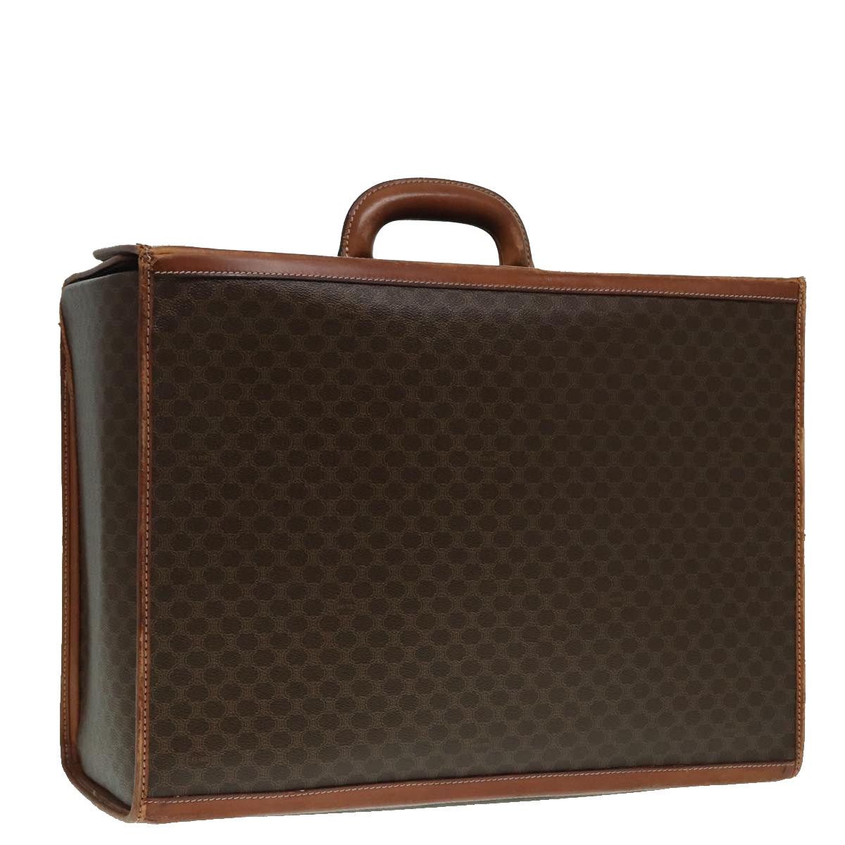 Celine CELINE Macadam Canvas Trunk Pvc Leather Gold Brown Size ONE SIZE - 1 Thumbnail