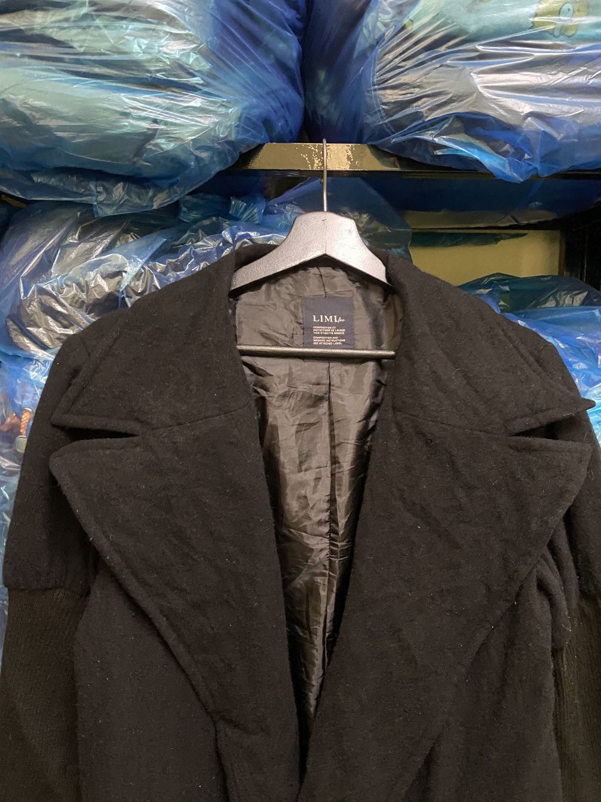 Yohji Yamamoto LIMI feu Japan Avant-Garde Draped Wool Jacket Made In Japan Size US S / EU 44-46 / 1 - 10 Thumbnail