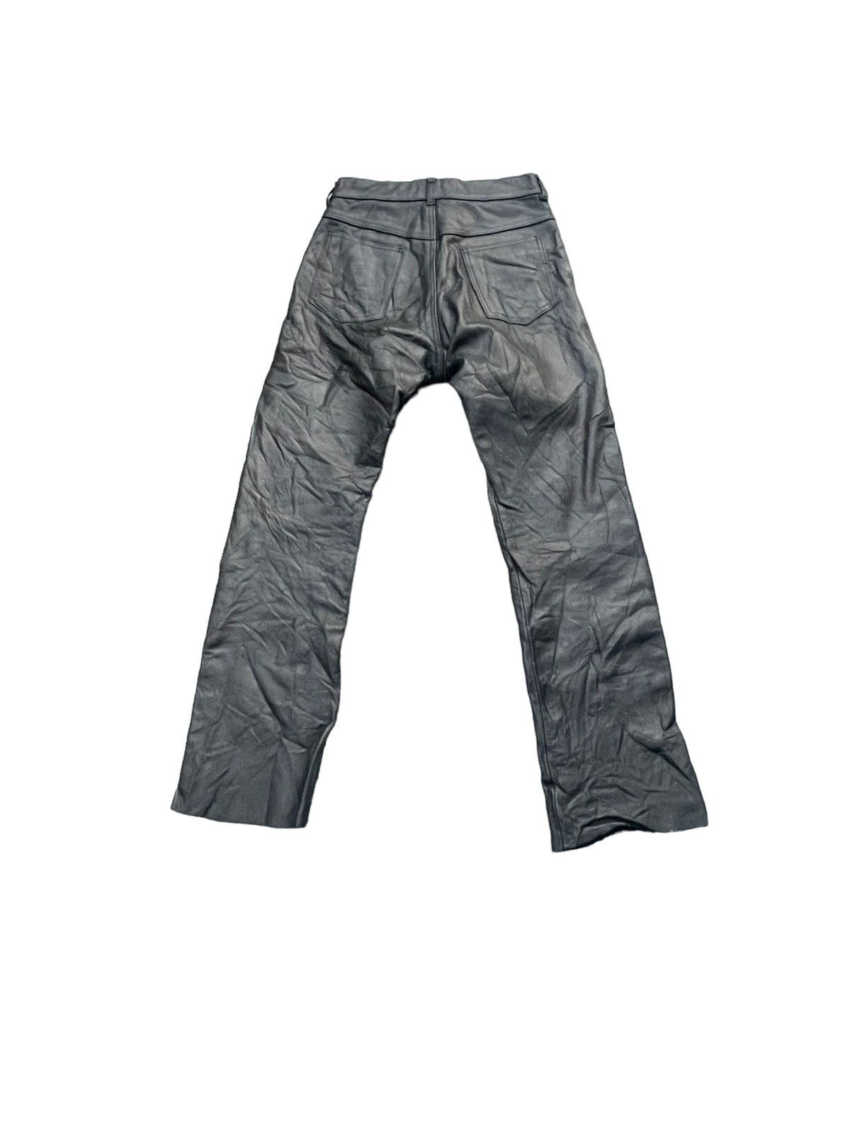 Japanese Brand Vintage Rookie Leather Pant Size US 28 / EU 44 - 6 Thumbnail