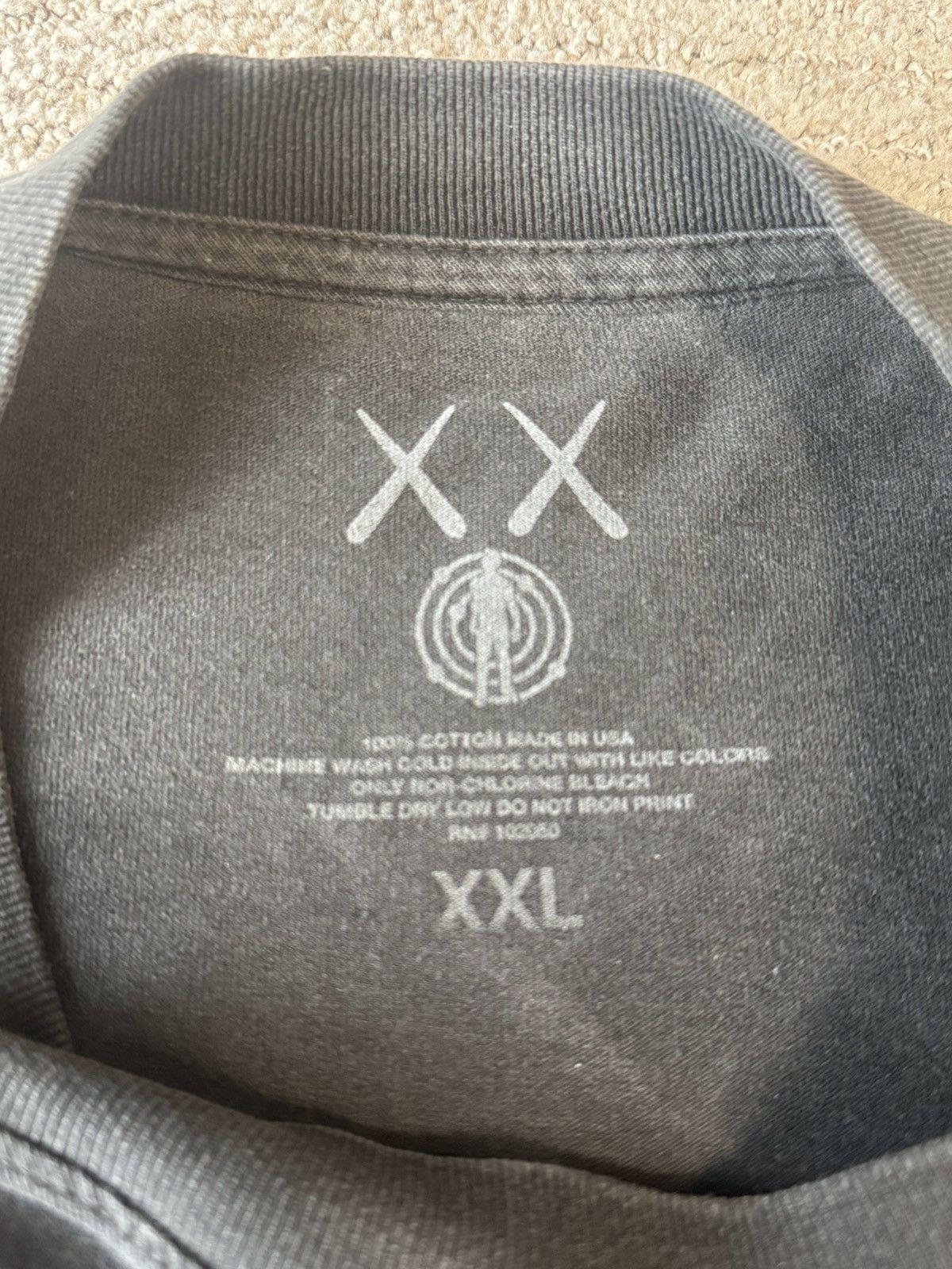 Kaws × Kid Cudi Kid Cudi x Kaws INSANO Longsleeve Tee Size US XXL / EU 58 / 5 - 4 Thumbnail