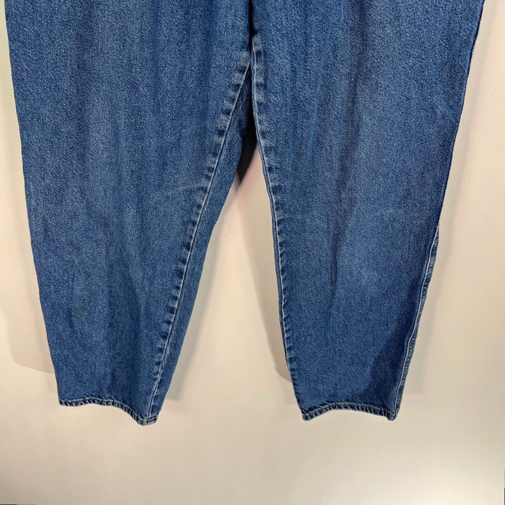 Vintage VINTAGE Pull&Bear High Rise Denim Jeans Womens Size 6 Blue Straight Fit Slash Pockets Size 28" / US 6 / IT 42 - 4 Thumbnail