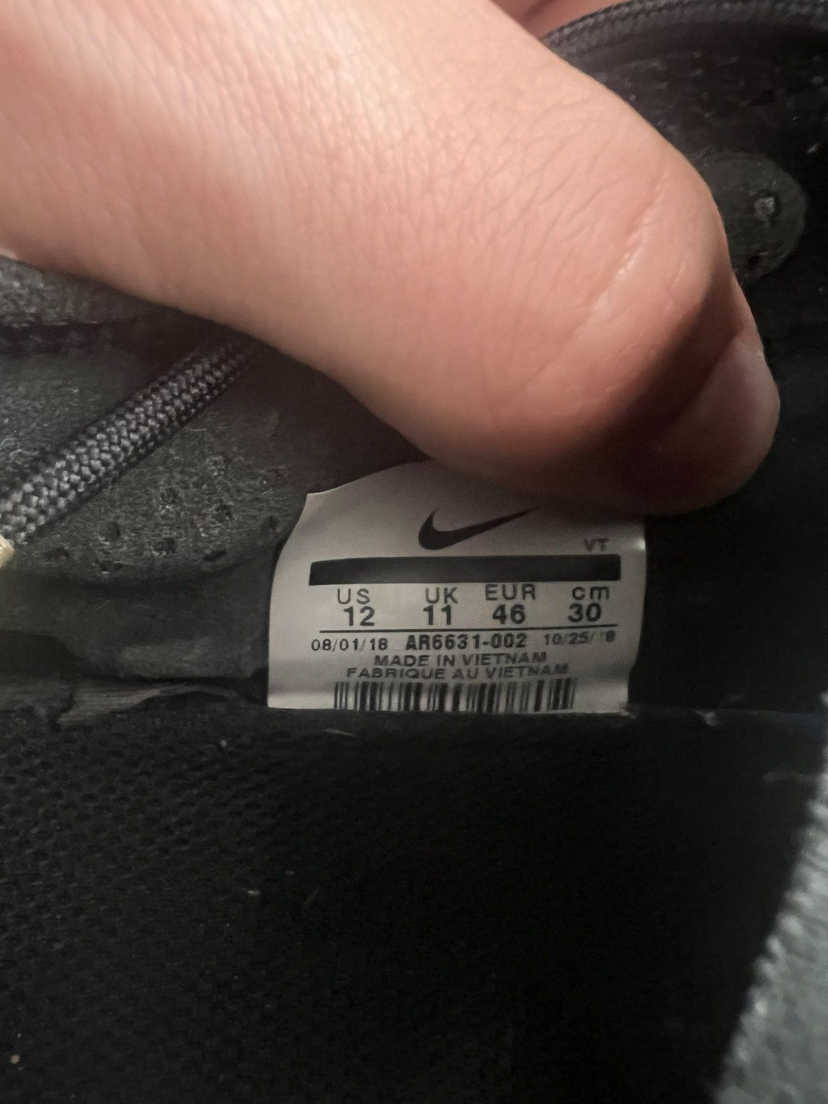 Nike × Nike ACG Nike Vapor Max 2019 gold black brand like acg Size US 11.5 / EU 44-45 - 6 Thumbnail