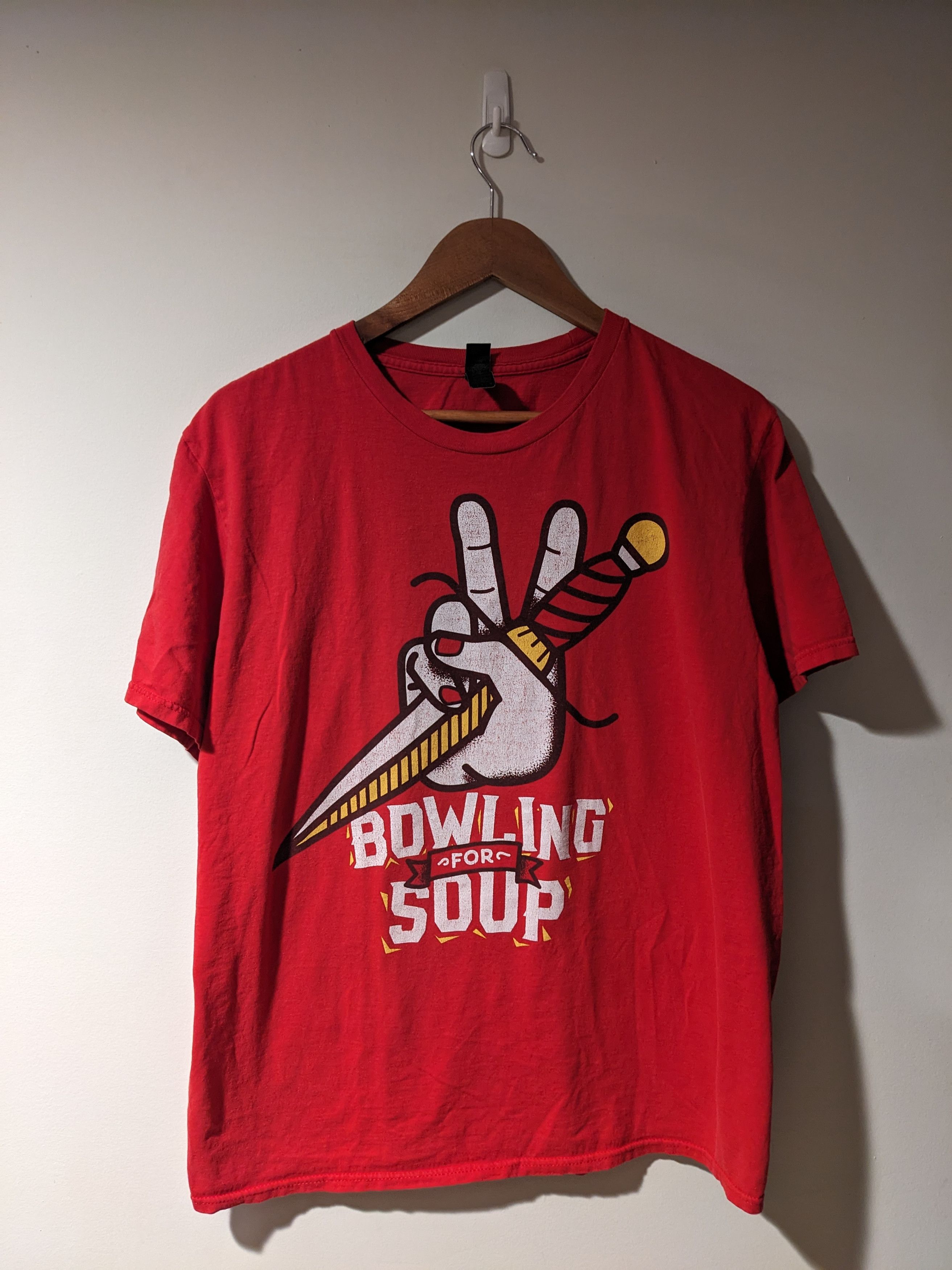 Vintage 2010's Bowling for Soup Peace Band Tour T-Shirt