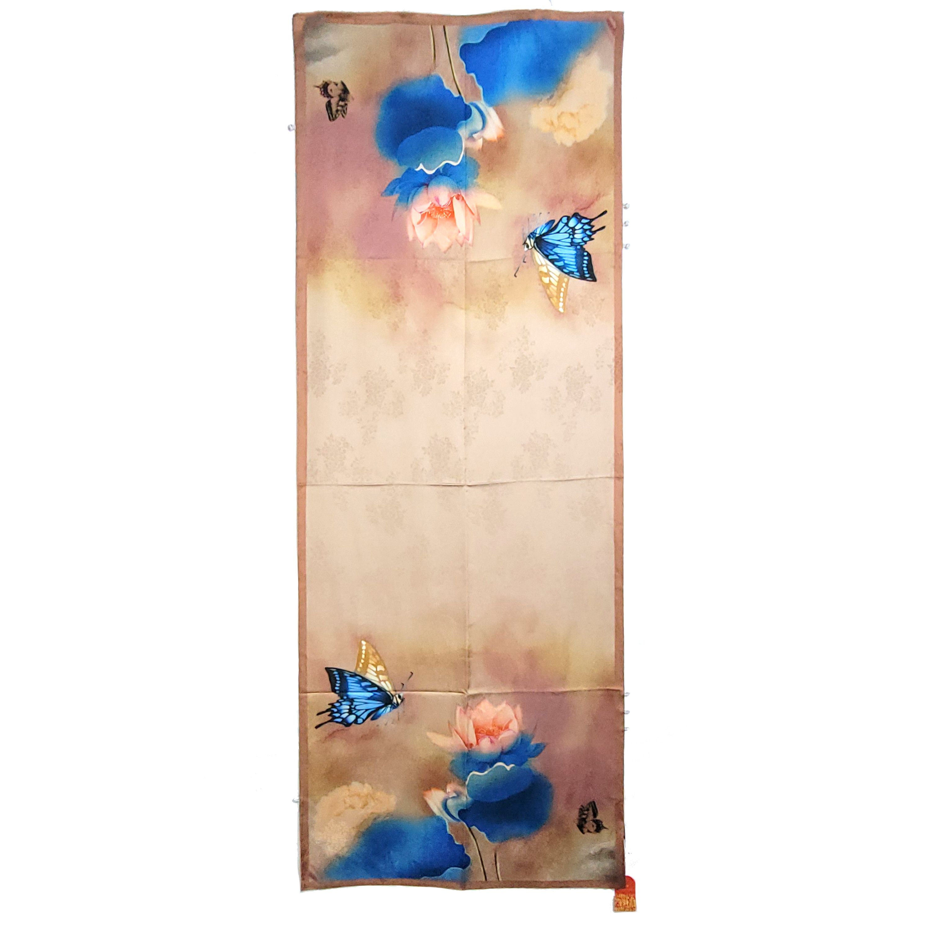 Other NWT Double-Sided Double-Layer Long Silk Scarf 27"x70" PK5992 Size ONE SIZE - 4 Thumbnail