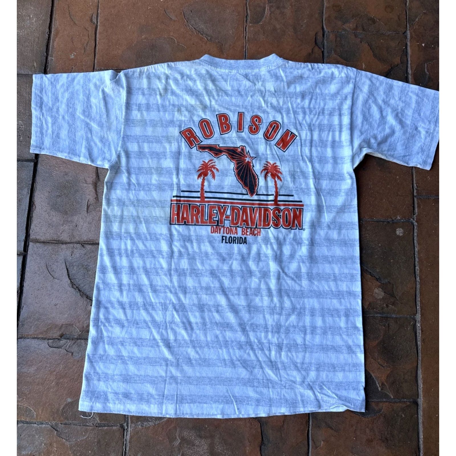 Vintage VINTAGE 90s Daytona Beach Bike Week Eagle T Shirt XL Biker Motorcycle USA Shirt Men Gray Cotton Tennessee River Size US XL / EU 56 / 4 - 3 Thumbnail