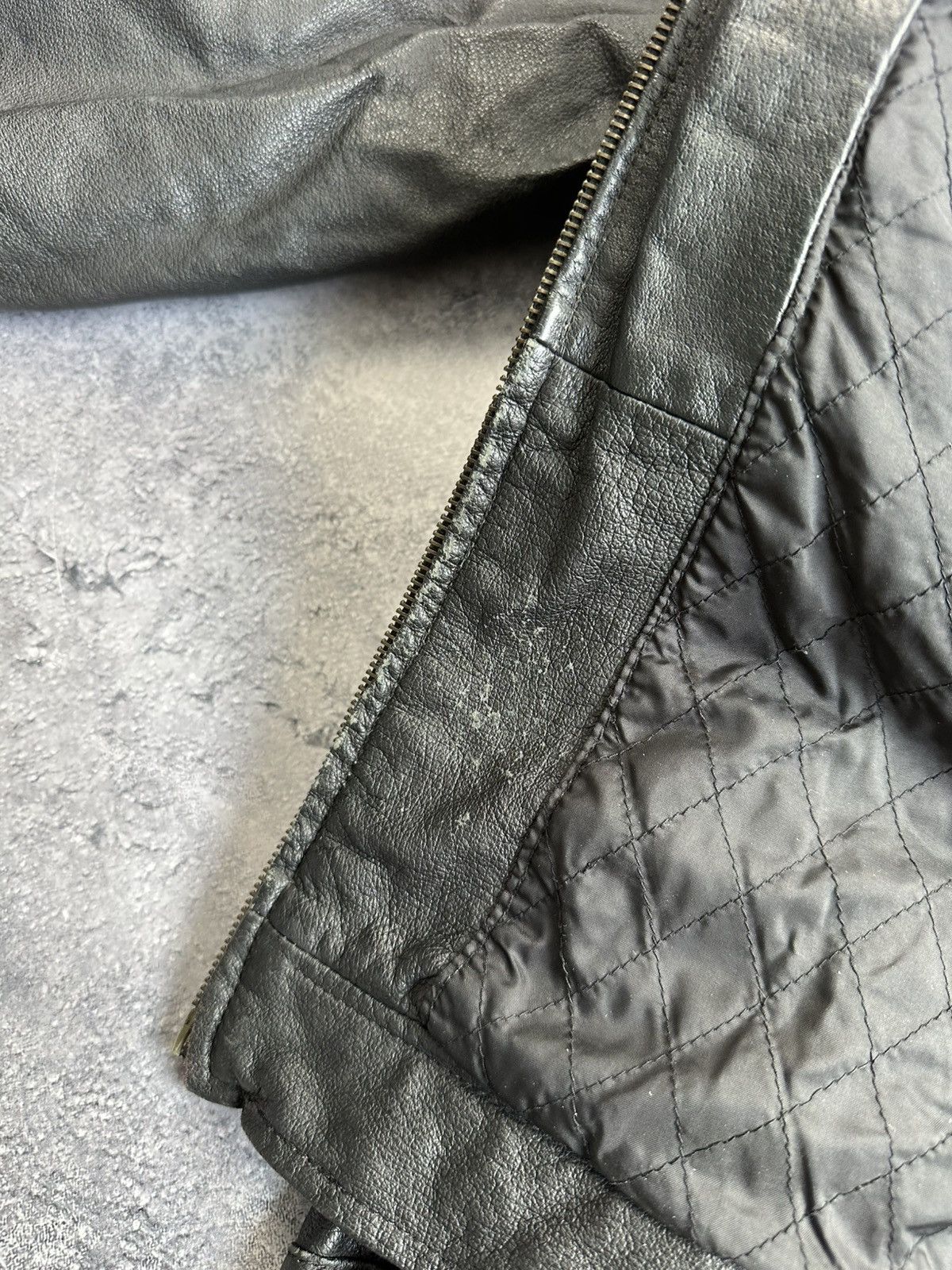 Japanese Brand Archive Heavy Japanese Vintage Black Leather Jacket Size US XL / EU 56 / 4 - 10 Thumbnail