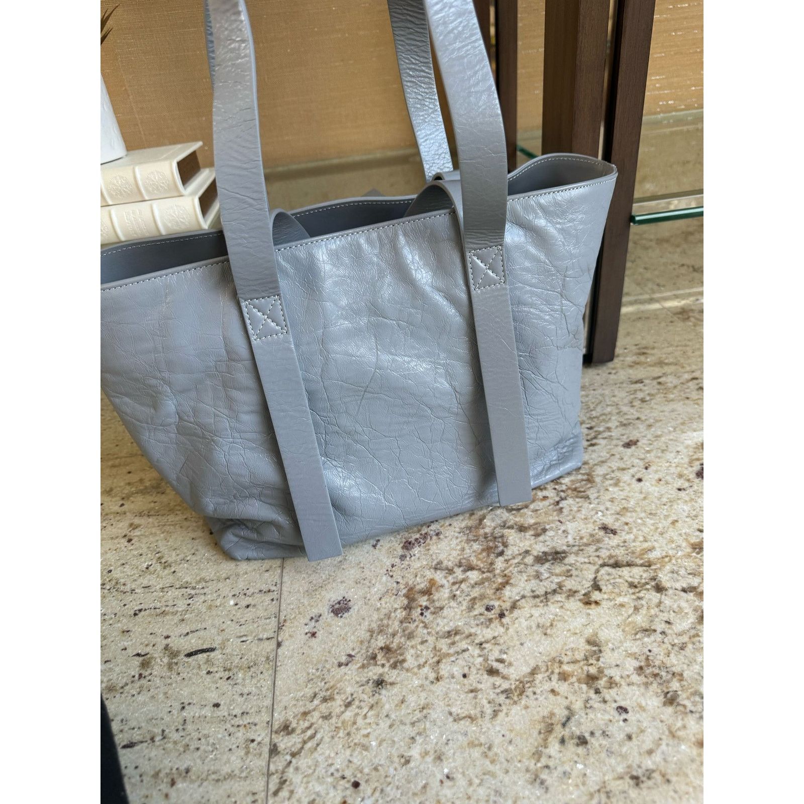 Off-White o1rshd1 Size: OS / Commercial Tote Bag in Grey/Black Size ONE SIZE - 14 Thumbnail
