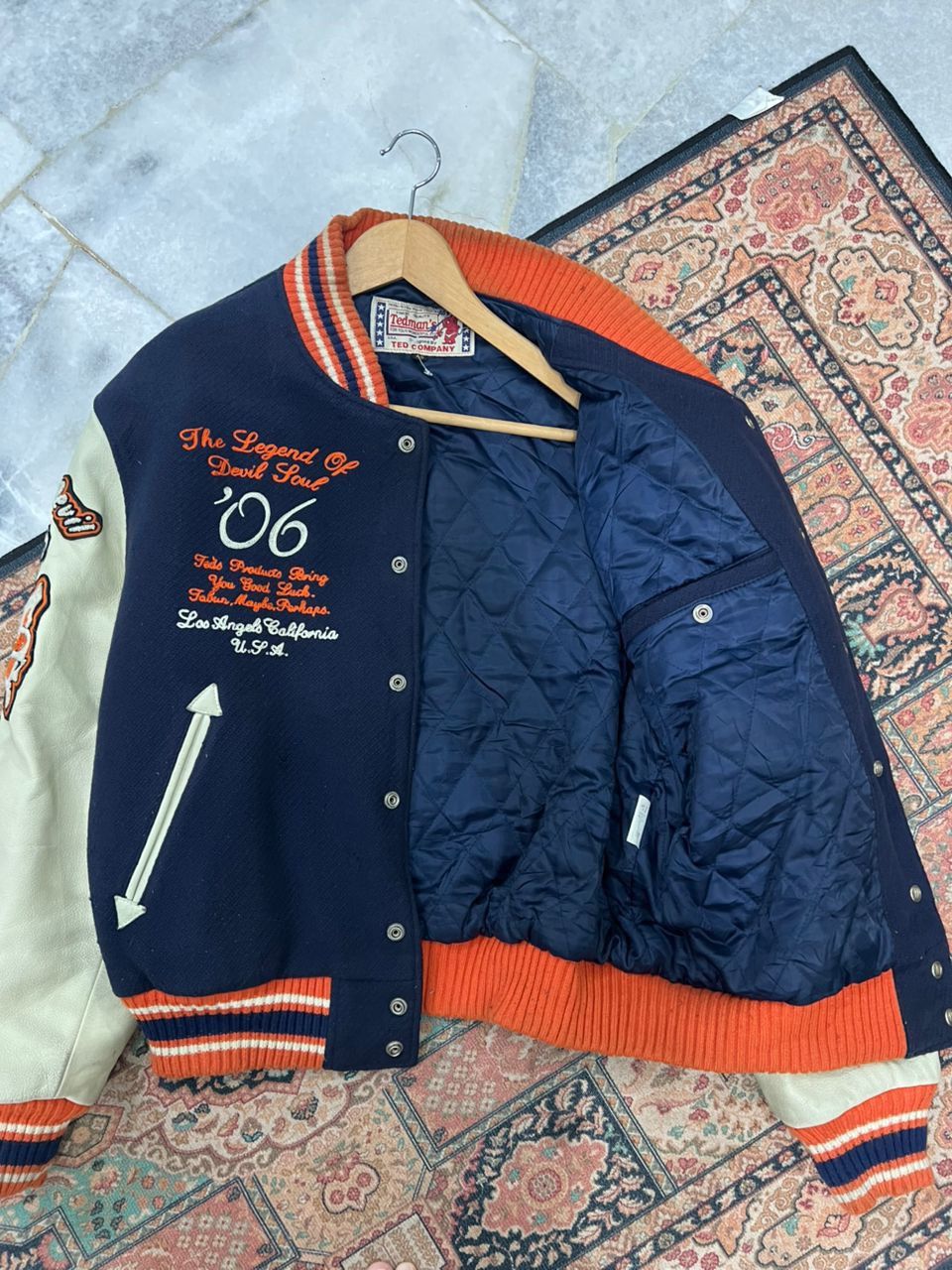 Tedman Tedman’s Devils Embroidery Varsity Jacket Size US L / EU 52-54 / 3 - 12 Thumbnail