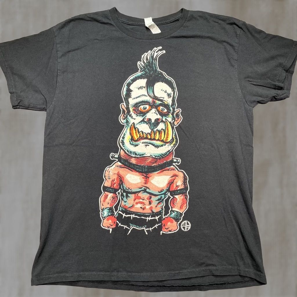 Vintage Doyle Wolfgang Von Frankenstein Shirt Mens Large Black Monster Graphic Misfits Horror Music Size US L / EU 52-54 / 3 - 1 Thumbnail