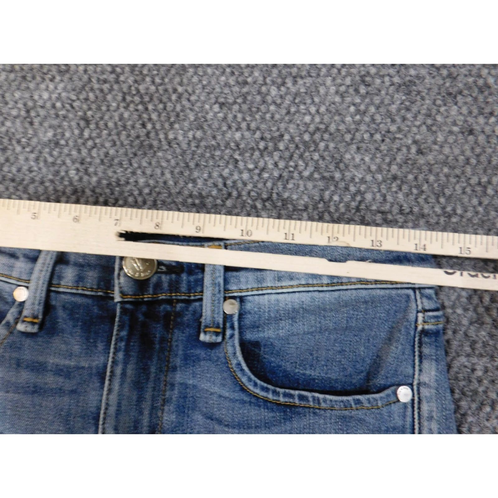 Rag & Bone rag & bone Jeans Womens 27 Blue Denim Ankle Stretch Zip 27in Cigarette Bilbury Modern Classic Designer Women Size 27" / US 4 / IT 40 - 4 Thumbnail