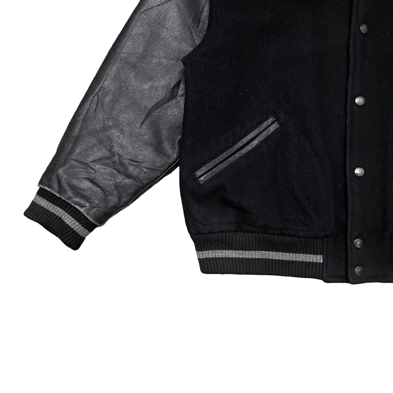 Japanese Brand Vintage Japanese Vivayou Wool Varsity Jacket Leather Sleeve Size US M / EU 48-50 / 2 - 6 Thumbnail