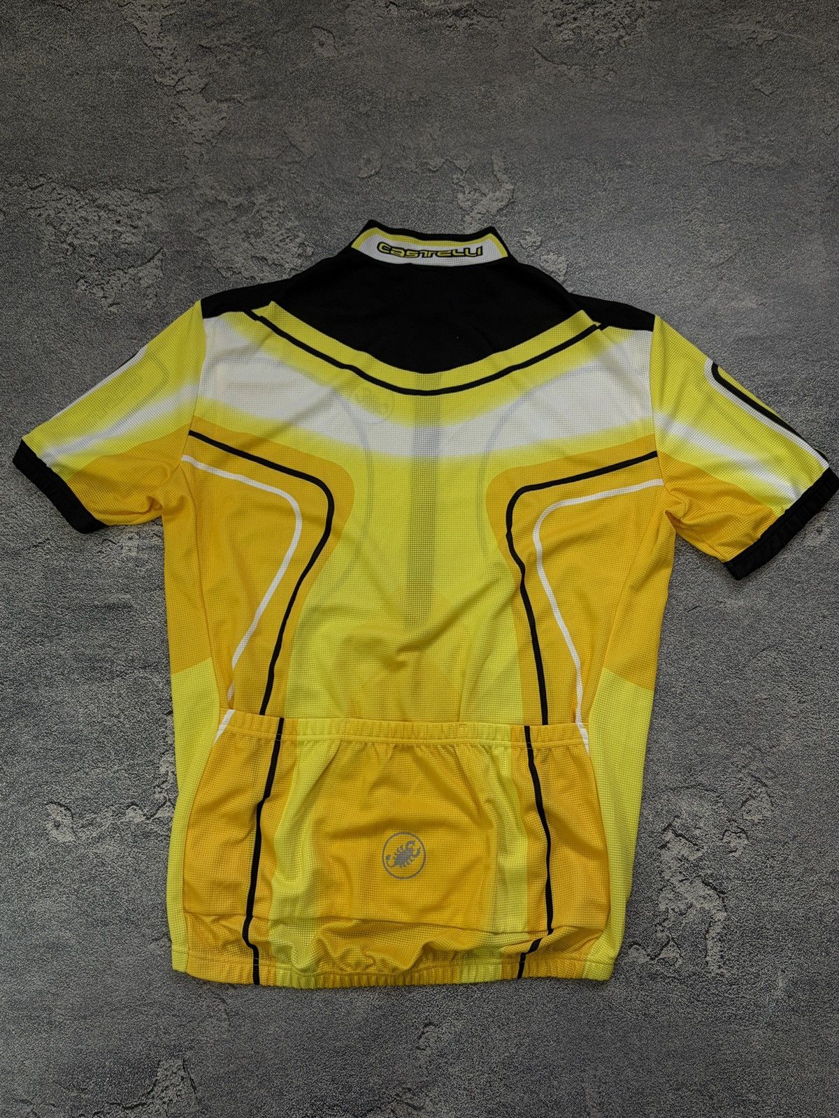 Vintage Vintage Castelli Cycling Jersey Yellow Made in Italy XL Size US XL / EU 56 / 4 - 2 Thumbnail