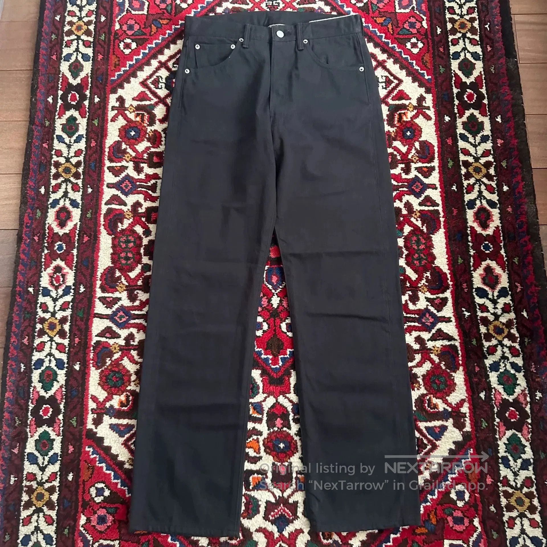 Visvim visvim black denim pants W32 L30. Size US 32 / EU 48 - 1 Thumbnail