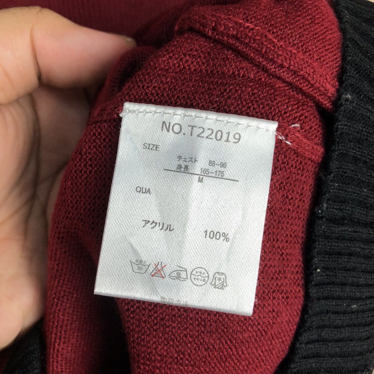 Homespun Knitwear × Japanese Brand Beranfan Red Maroon Cardigan vintage #A654 Size US M / EU 48-50 / 2 - 13 Thumbnail