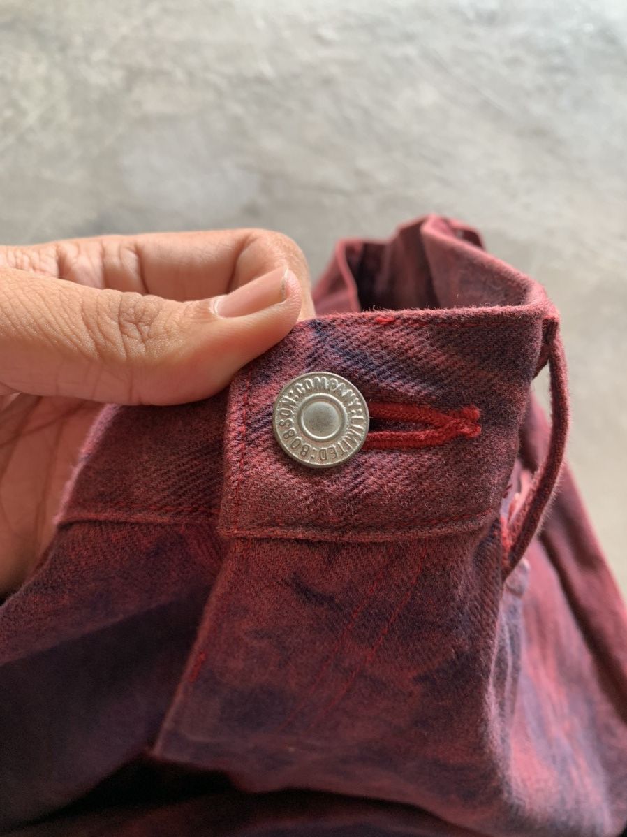 If Six Was Nine flare smoky red black bobson jeans japanese Size US 30 / EU 46 - 3 Thumbnail