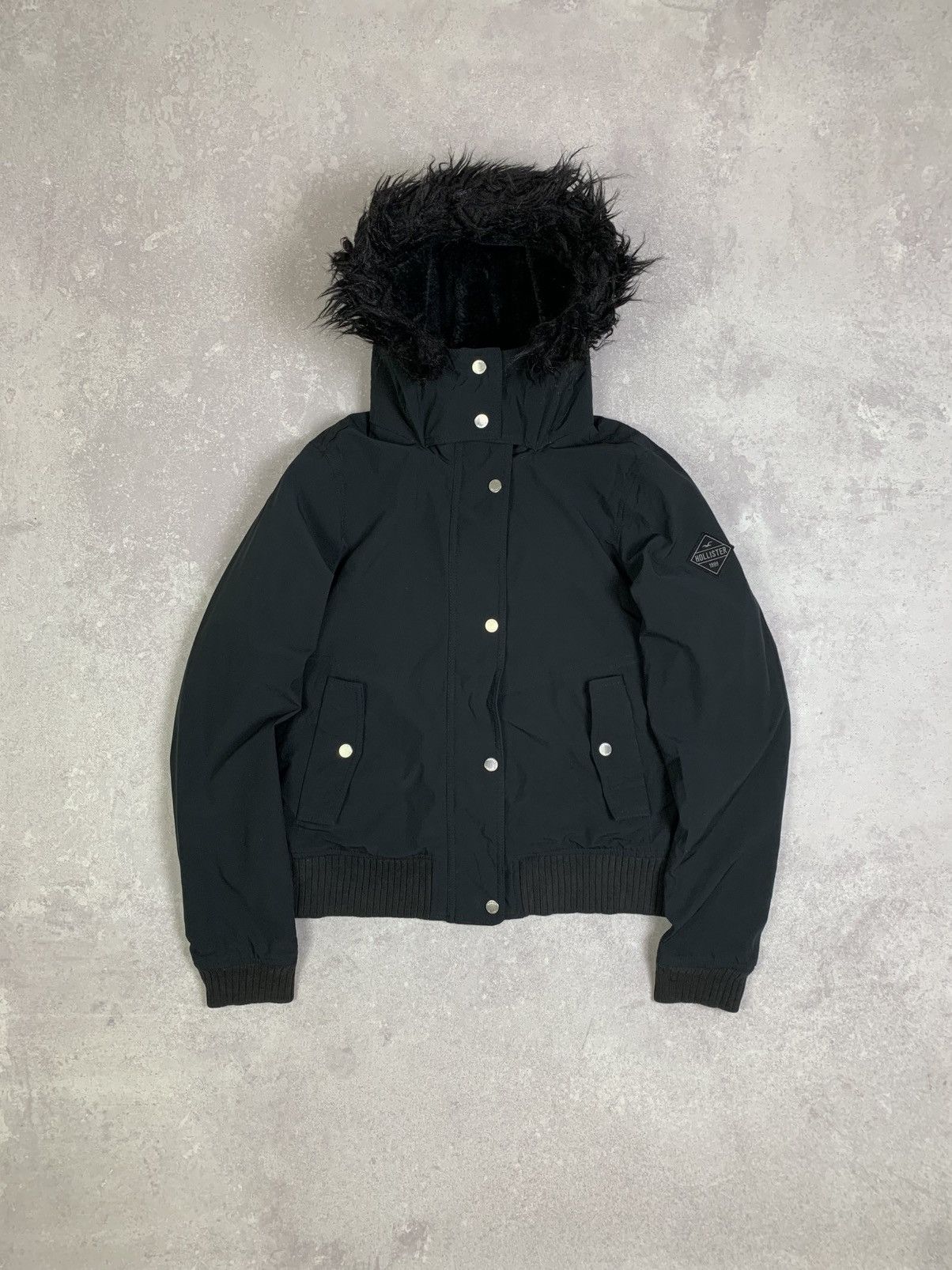 If Six Was Nine Hollister Y2K faux fur jacket LGB Goa Playboi styled Size S / US 4 / IT 40 - 3 Thumbnail