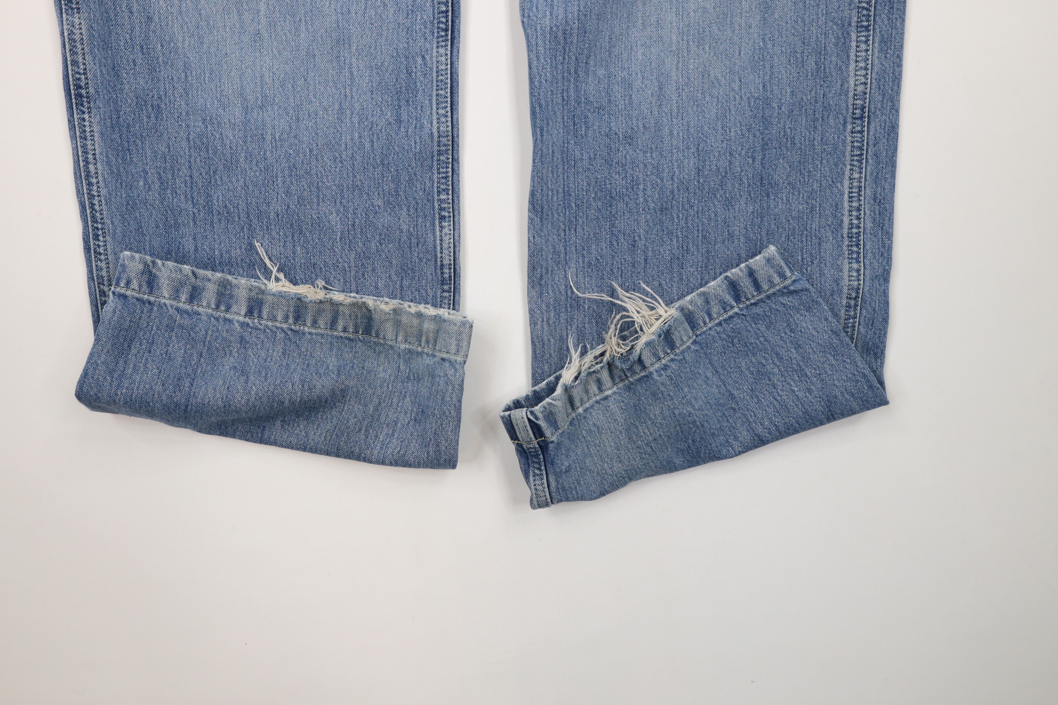 American Eagle Outfitters × Vintage Vintage 90s American Eagle Baggy Wide Leg Dungaree Jeans Size US 36 / EU 52 - 5 Thumbnail