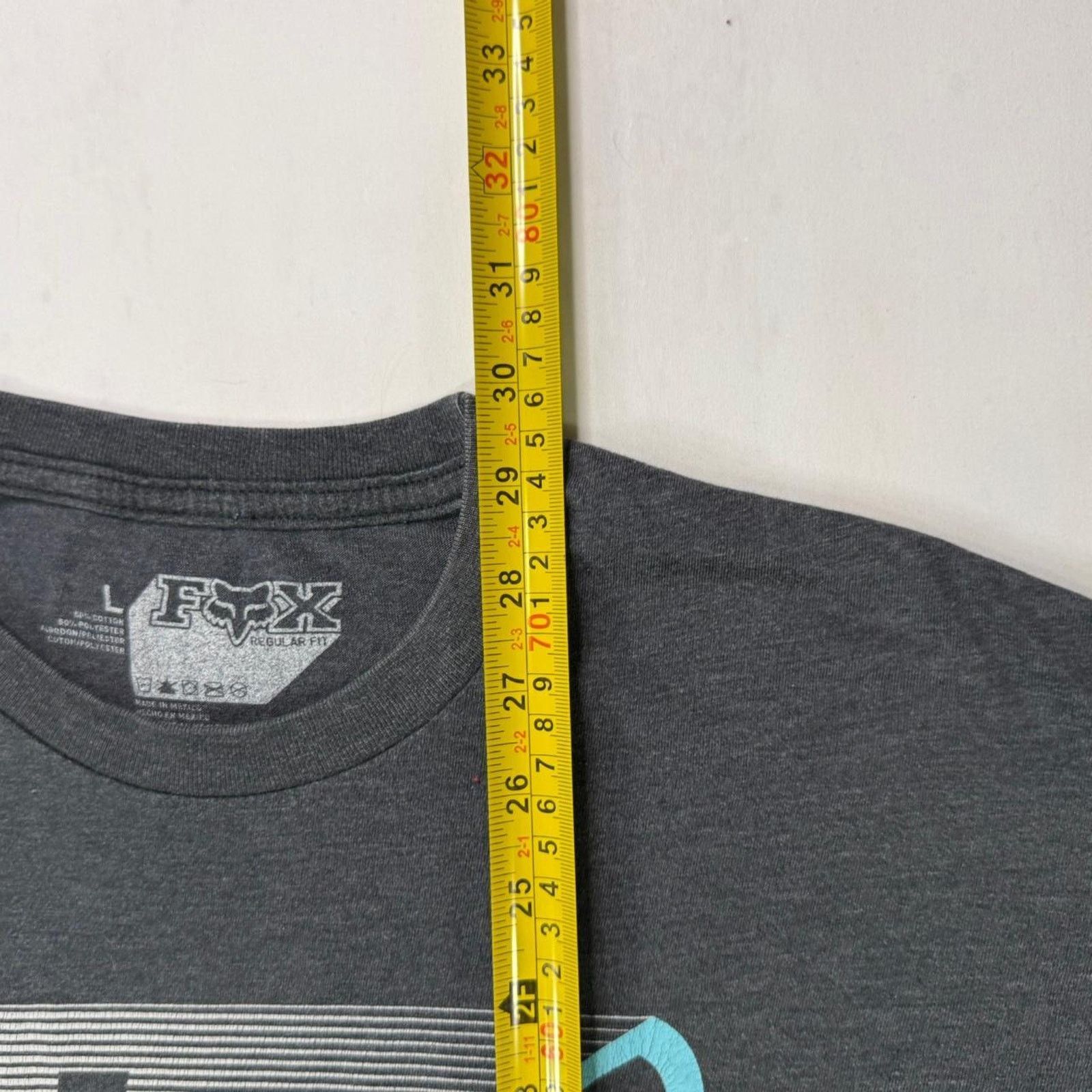Fox Racing Grey fox racing t shirt motocross y2k style Size US L / EU 52-54 / 3 - 4 Thumbnail