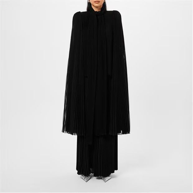 Balenciaga o1g2r1mq0924 Scarf Blouses in Black Size XS / US 0-2 / IT 36-38 - 4 Thumbnail