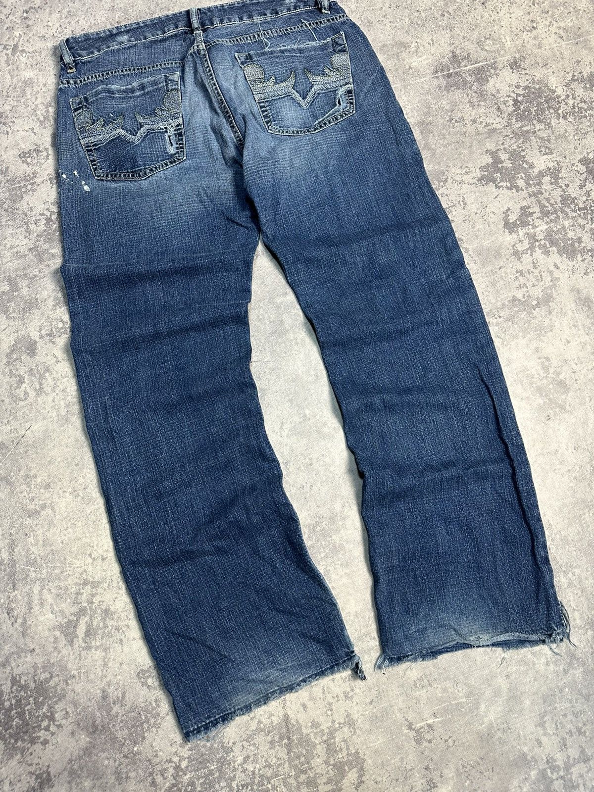 Diesel Vintage Diesel Jeans Distressed Wash Japanese Crazy y2k 90s Size US 32 / EU 48 - 6 Thumbnail