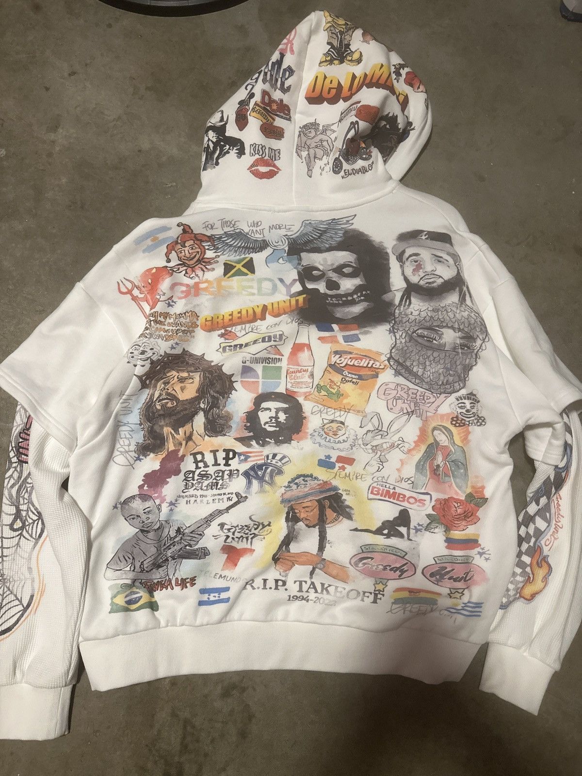 Pre-owned Streetwear Greedy Unit In White