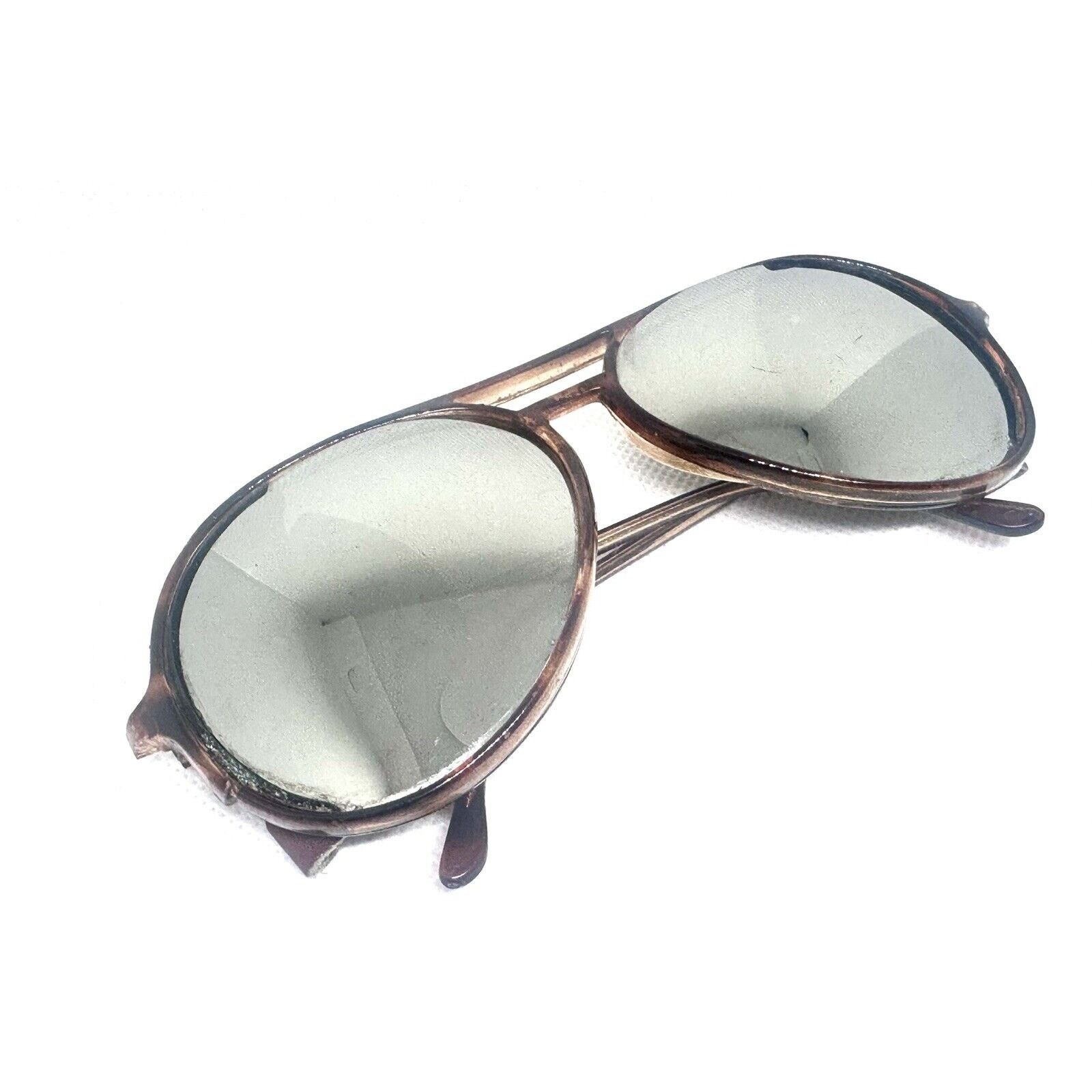 Other VINTAGE! I SKI SUNGLASSES JAPAN MIRRORED WITH LEATHER SHELDS Size ONE SIZE - 4 Thumbnail