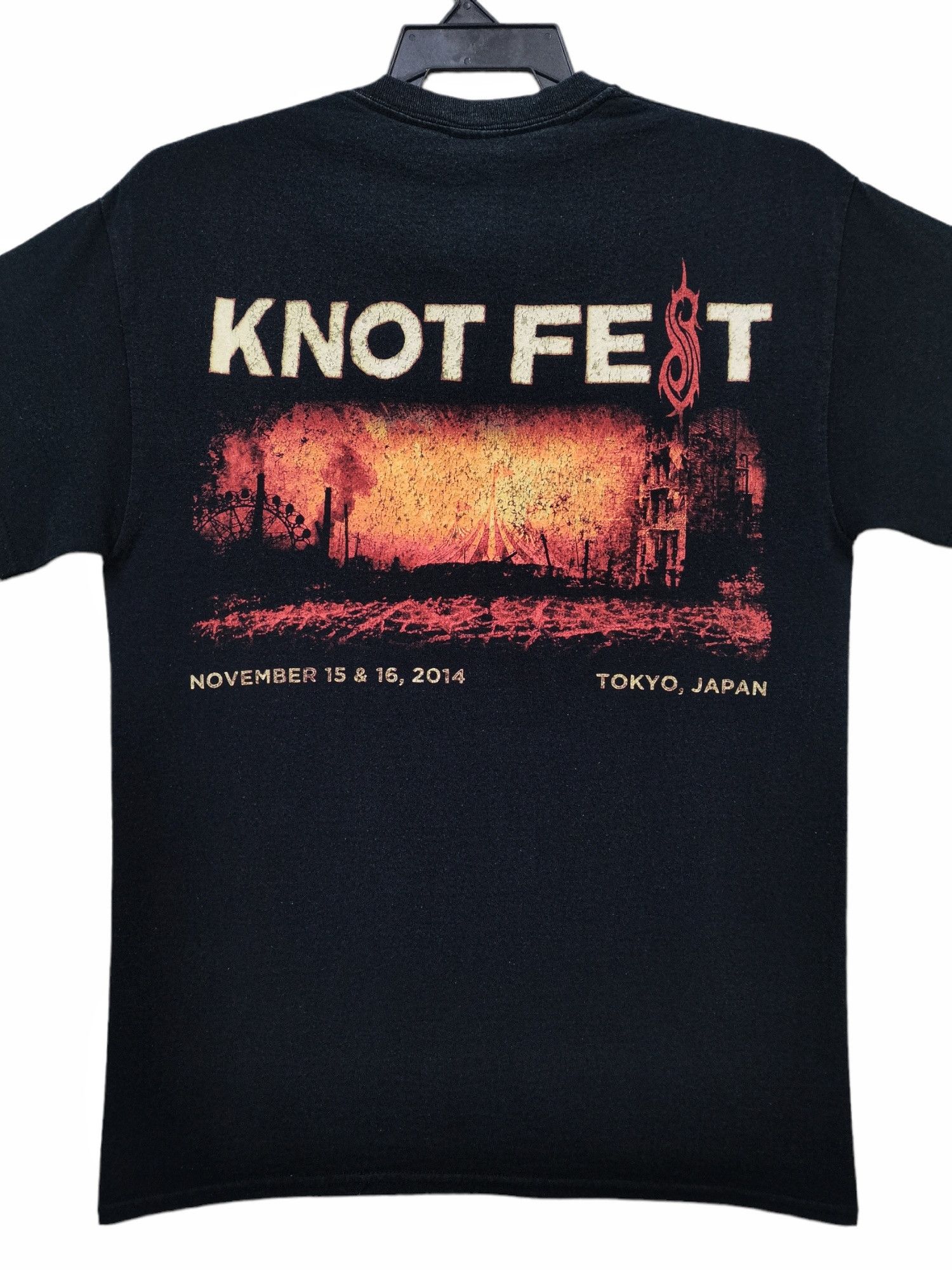 💥RARE💥©2014 Slipknot Knot Fest Japan Tour T-shirt Rare