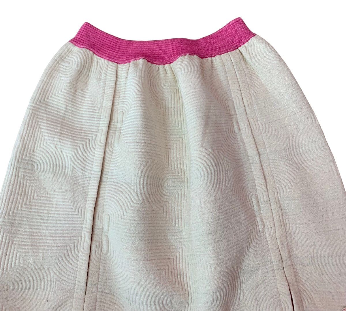 Chanel CHANEL 16C SOUL LINE ZIP SKIRT PINK WHITE Size 25" / US 0 / IT 36 - 4 Thumbnail
